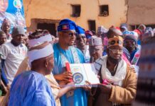 Dokta Dikko ya samu kyakkyawar tarba a Jibia