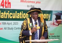 Strive to elevate Nigeria to greatness, NOUN VC charges new students