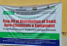 KDSG commends APPEALS for assisting Kaduna ginger farmers