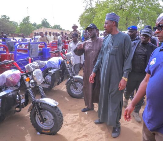 Borno boosts transport unions, Farmers Association with operational vehicles