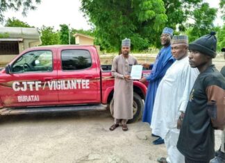 Buratai ward receives Security Patrol Vehicle