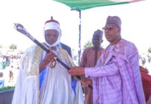 Shehu Of Dikwa receives staff of office
