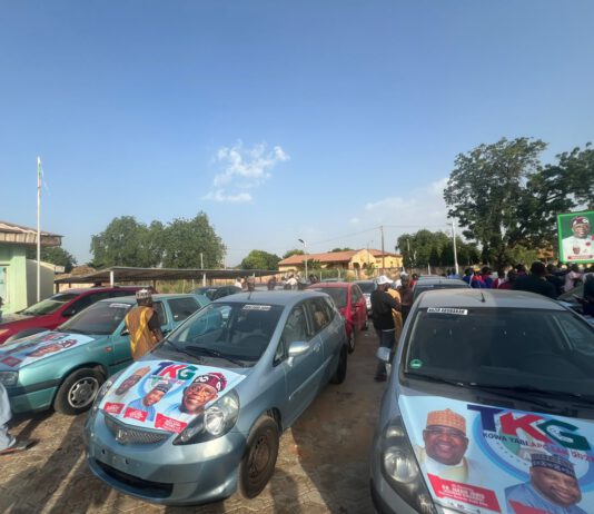 TKG founder, Ahmed Farouk Umar donates 30 vehicles, 50 motorcycles to APC Youth supporters in Kebbi