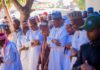 Gov. Radda at Funeral Prayers Of Hajiya Diya Matazu in Kaduna